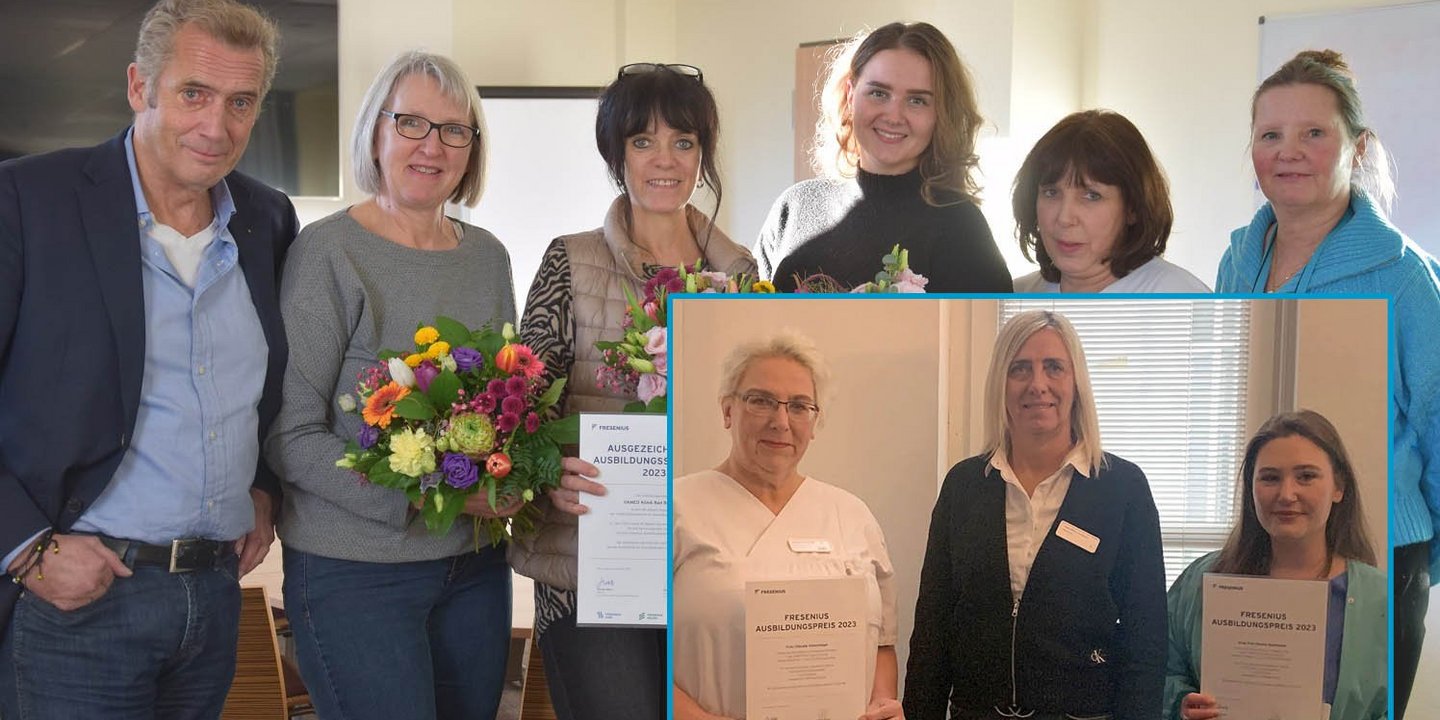 Auszubildende der VAMED Gesundheit Deutschland für Bestnoten ausgezeichnet