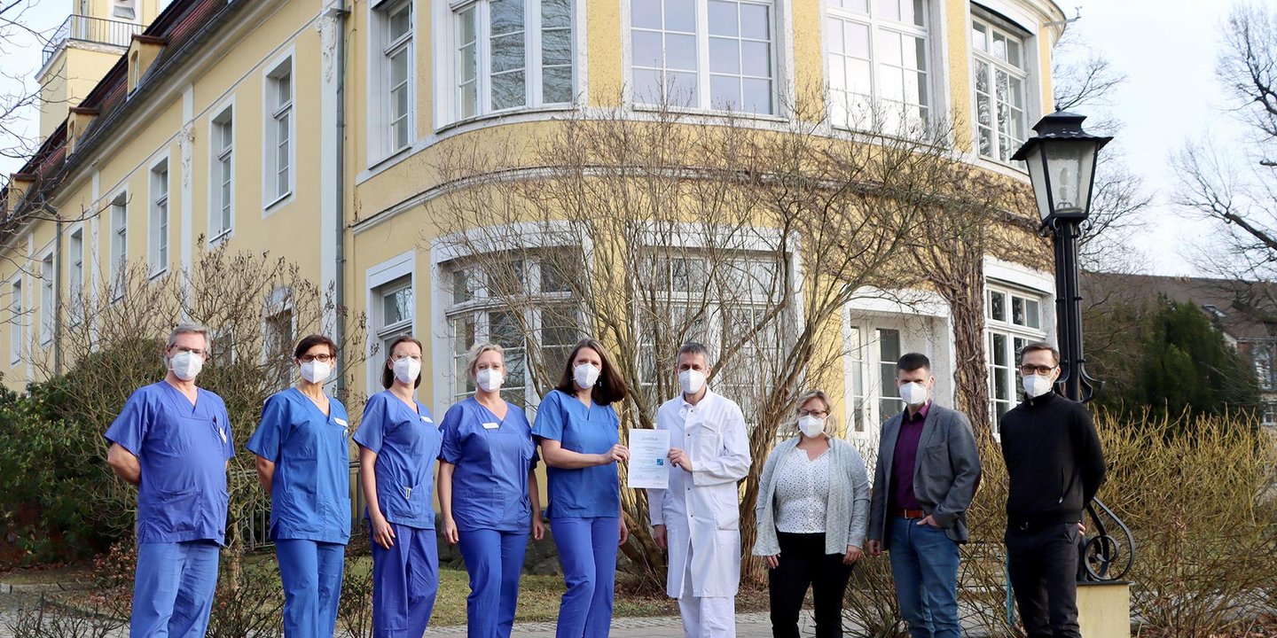 VAMED Klinik Schloss Pulsnitz als Zentrum für Beatmungsentwöhnung zertifiziert