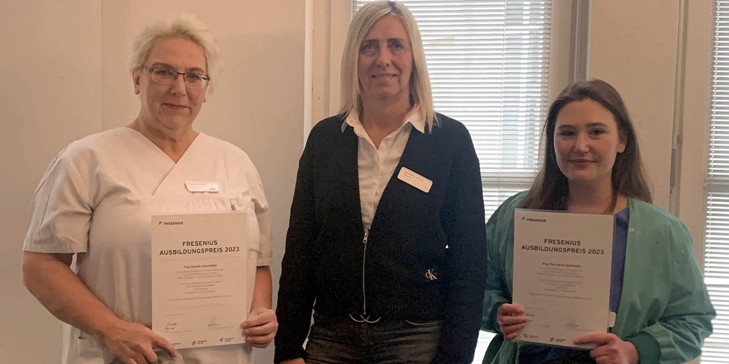 Auszubildende der VAMED Klinik Hagen-Ambrock für Bestnoten ausgezeichnet