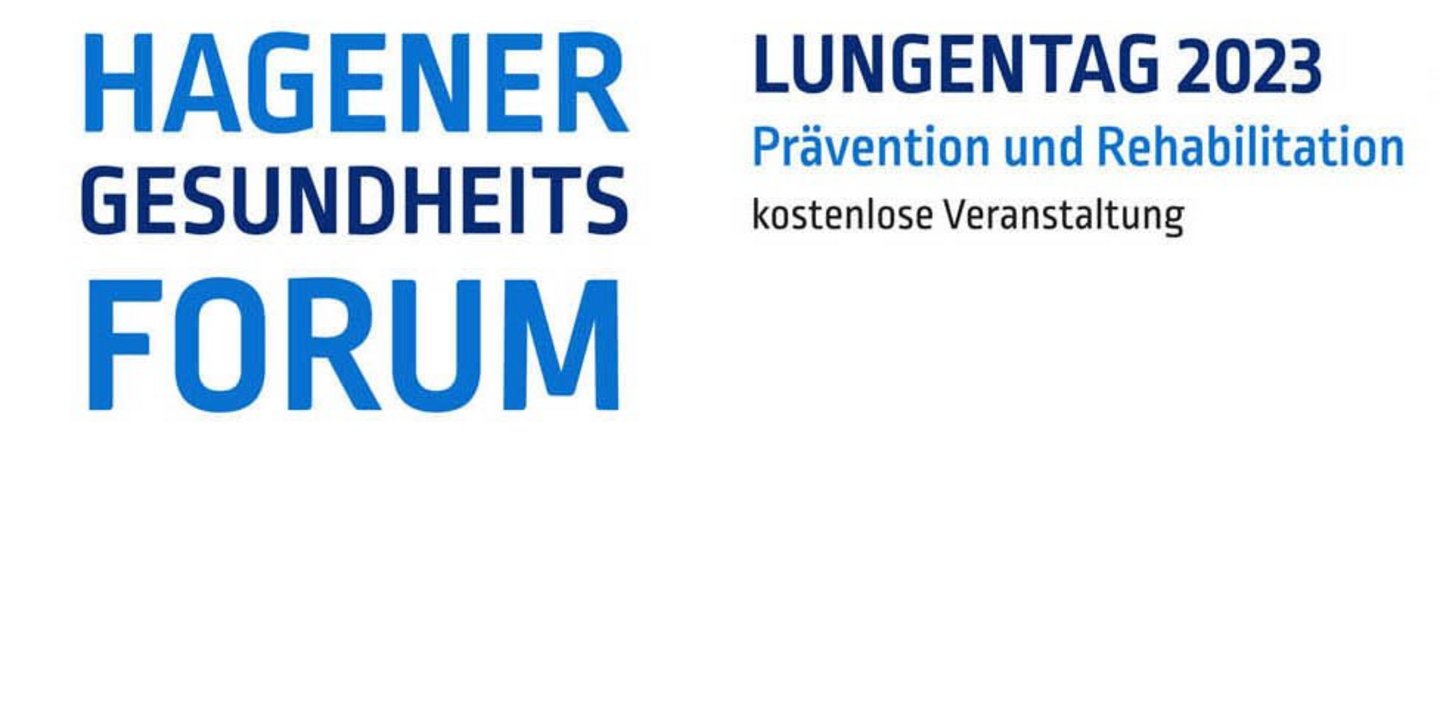 "Prävention und Rehabilitation von Lungenerkrankungen" im Hagener Gesundheitsforum